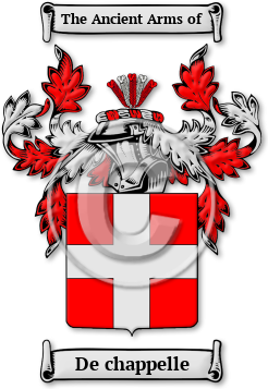De chappelle Family Crest Download (jpg) Legacy Series - 150 DPI